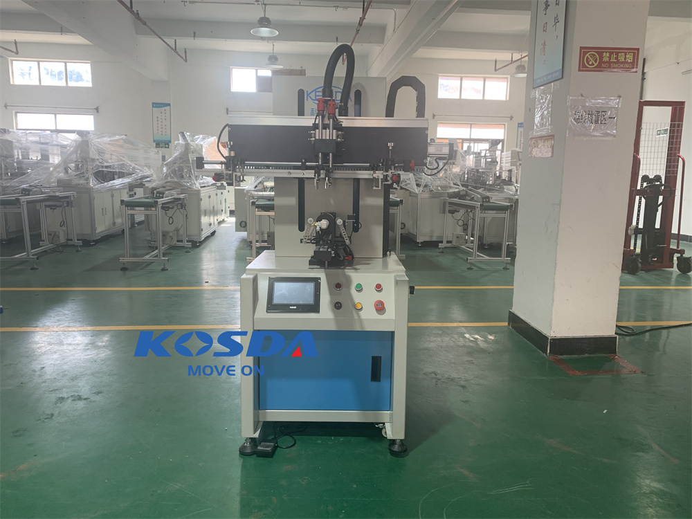 round screen printer,semi automatic round bottle screen printing machine,Cheap printing machine Factory-Kosda machinery -printing and non-standard automated machine